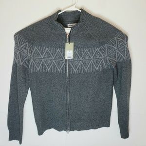 Goodfellow & Co Full‑Zip Sweater • Heather Gray • Men’s M • NWT
